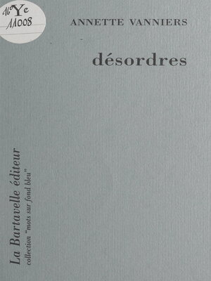 cover image of Désordres
